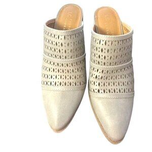 LC Lauren Conrad River Birch Grey Mule Shoes Women’s Size 7